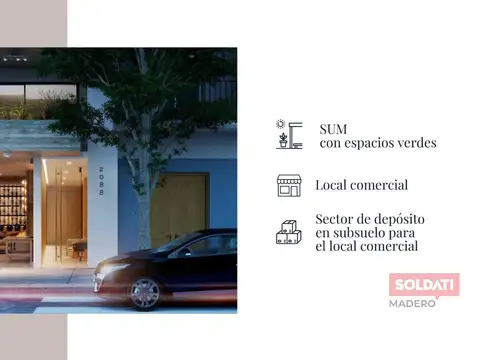 Departamento en Venta de Monoambiente