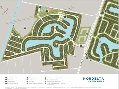 VENTA en el Barrio Casuarinas, Nordelta, LOTE con financiación.
