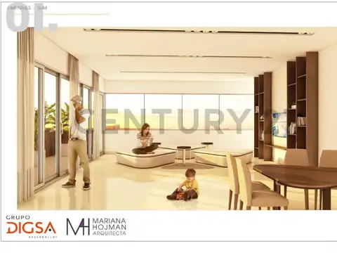 Departamento en Venta de 1 dormitorio