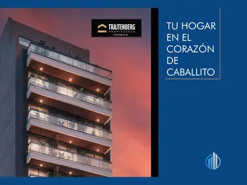 DEPARTAMENTO 2 AMBIENTES VENTA CABALLITO CON BALCON DE POZO CON AMENITIES