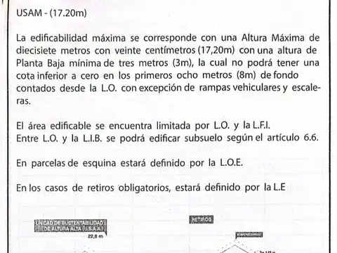 Terreno en Venta en Liniers, USD 365.000