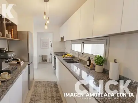 Departamento 4 ambientes con 2 baños