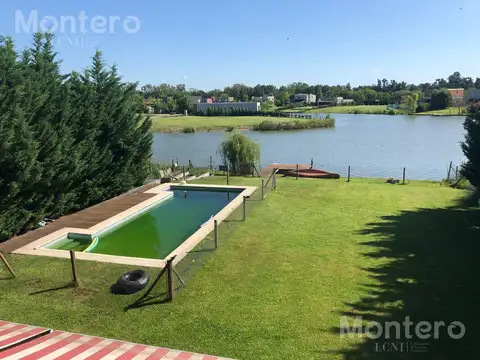 CASA QUINTA 3AMB + PILETA + DEP + CON MUELLE AL LAGO