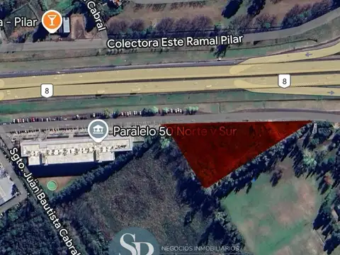 Lote sobre Panamericana