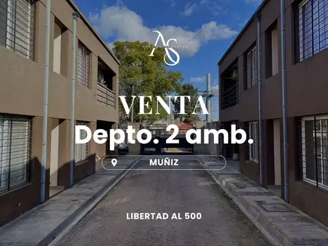DEPARTAMENTO 2 AMBIENTES CON COCHERA EN MUÑIZ