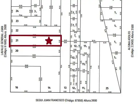 Terreno en Venta en Bella Vista, USD 103.000
