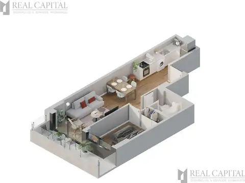 Departamento en Venta en Belgrano C, USD 152.700