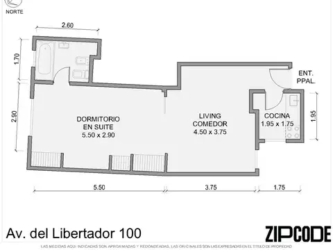 Avenida del Libertador al 100