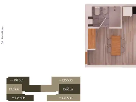 Departamento en Venta de Monoambiente