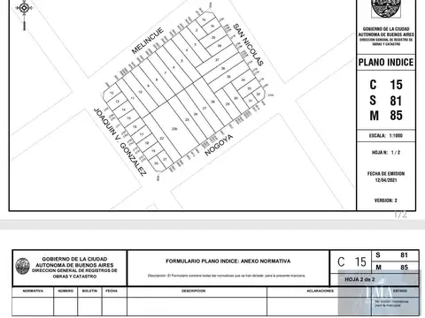 Terreno en Venta 8  mts Frente