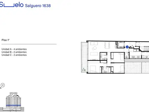 Departamento en Venta en Palermo, USD 416.000