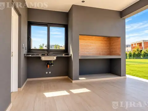 Casa A ESTRENAR Riberas Lote Interno con Pileta excelente calidad PG A