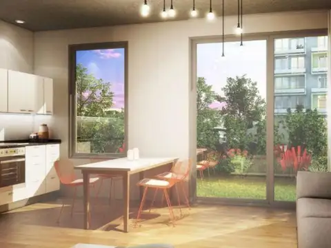 Venta departamento monoambiente con balcón en Almagro