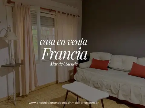 CASA EN MAR DE OSTENDE A MTS DEL CENTRO