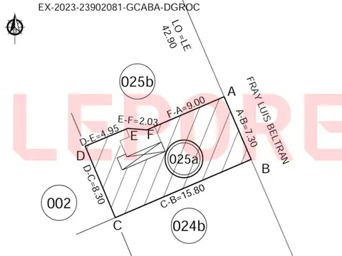 Terreno en Venta de 121,0 m2