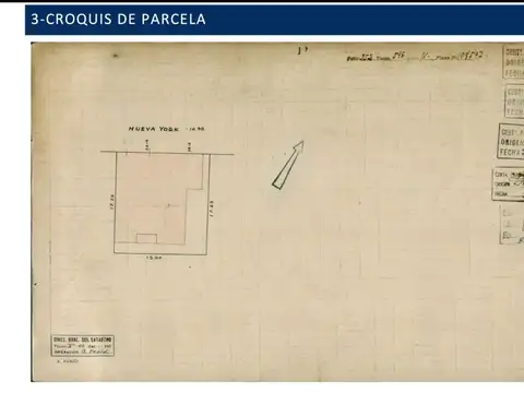 Lote USAB Villa Devoto Nueva York próx P. Arenales