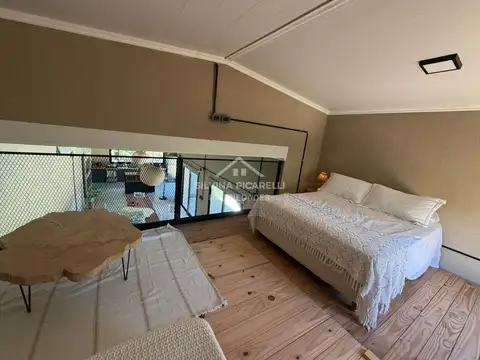 Casa 2 ambientes con 2 baños