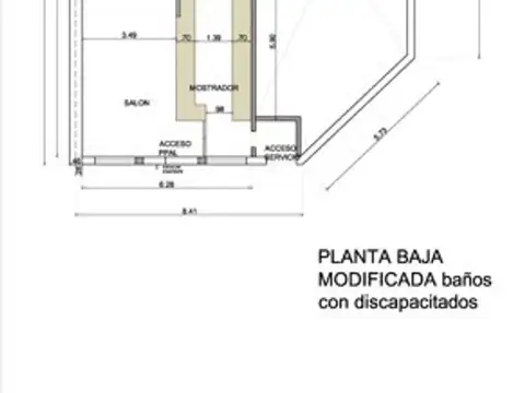 LOCAL FRENTE S/EXPENSAS PB Y TERRAZA 140 MTS TOT
