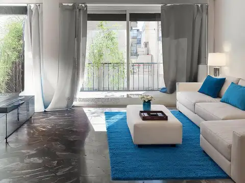 3/4 AMB. Av. Pueyrredón . Contrafrente.- .