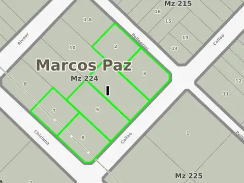 Terreno en Venta en Marcos Paz, USD 28.000