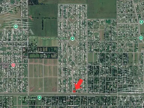 Terreno en Venta 33  mts Frente