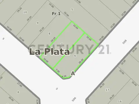 Lotes en Venta en La Plata (con Galpon)