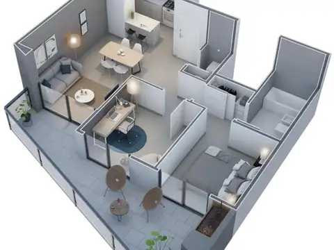 Departamento en Venta de 3 ambientes