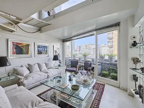 Departamento 3 ambientes loft triple altura con balcon terraza parrilla y jacuzzi en Palermo Chico