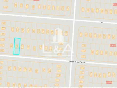 Terreno en Venta 9  mts Frente