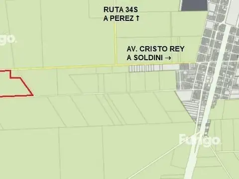 Sobre Prolongación Av. Cristo Rey, a 2.700m de R14 Hacia el Oeste. 100