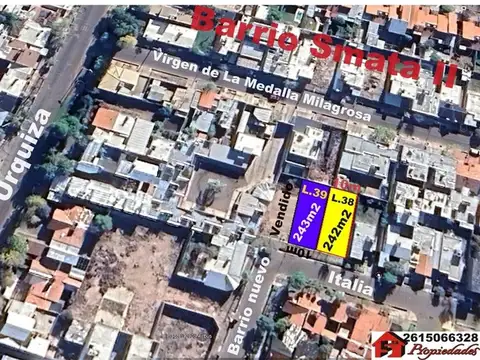 Excelente ubicación 2 lotes  a 900m de ruta 7(Smata II)