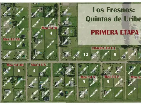Terreno en Venta de 2000,0 m2