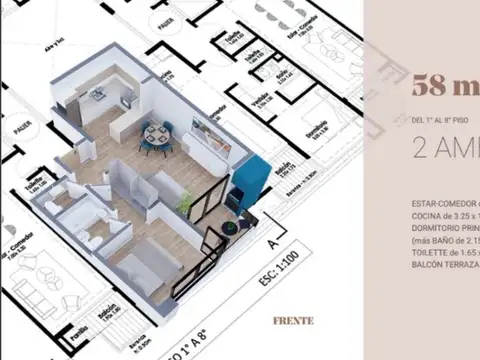 Departamento en Venta en Mar Del Plata, USD 150.800
