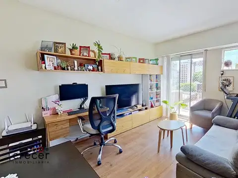 Venta departamento 3 ambientes con cochera fija y baulera vista abierta apto profesional Belgrano