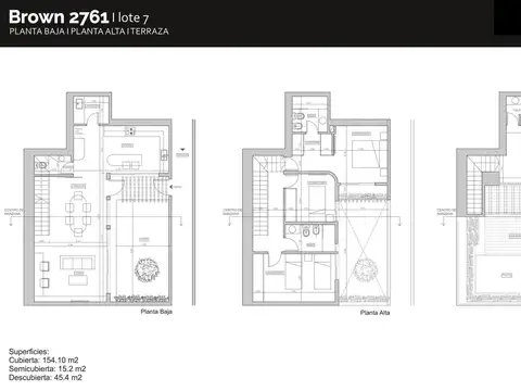 Casa 4 ambientes con 4 baños