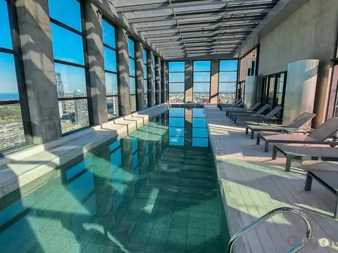 Venta departamento monoambiente Puerto Madero balcón a estrenar full amenities