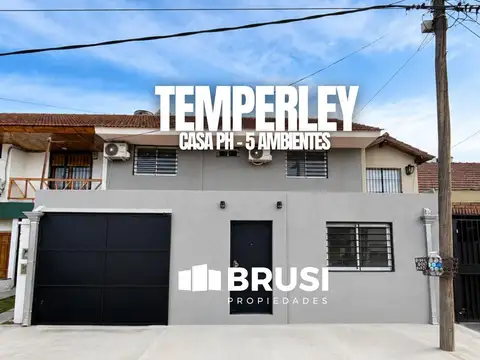 CASA PH EN VENTA TEMPERLEY 5 AMBIENTES - EN 2 PLANTAS - REMODELADA A NJUEVO