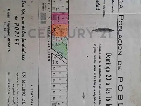 Terreno en Venta en Poblet, USD 50.000