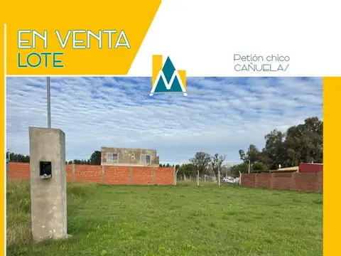 LOTES-TERRENO EN CAÑUELAS-PETION CHICO
