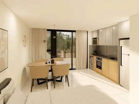 Departamento Monoambiente con 1 baño