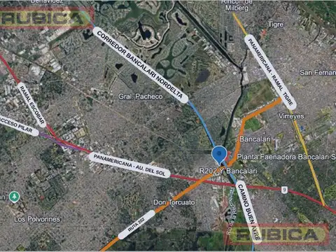 Complejo de Deposito Premium en Venta, Ruta 202 y Camino Bancalari