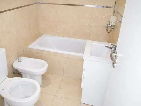 Departamento 2 ambientes con 2 baños