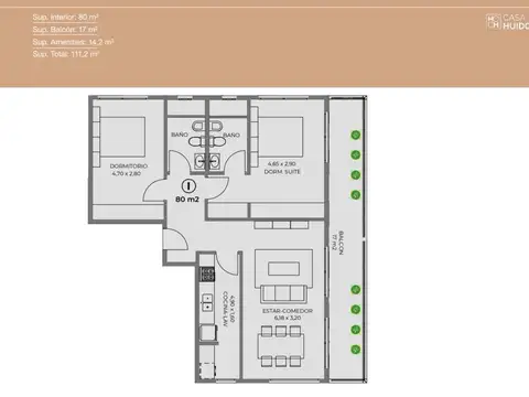 Departamento en Venta Apto profesional