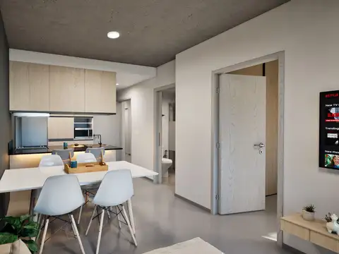 VENTA DEPARTAMENTO DOS AMBIENTES FLORESTA EN POZO