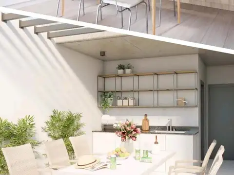 VENTA - Departamento triplex de 2 dormitorios en construcción. Abasto, Rosario.