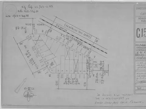 Venta Lote USAM Villa Devoto 1.396 m2 construibles