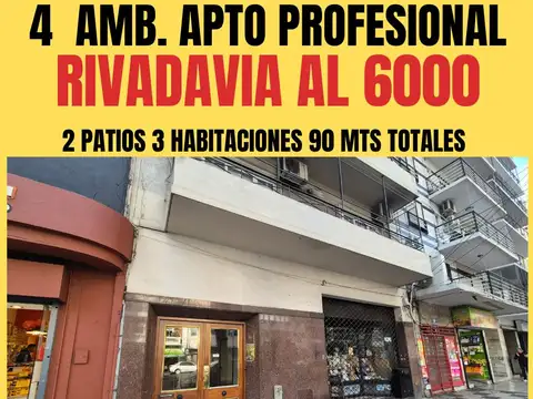 Departamento de 4 ambientes en Venta en Caballito