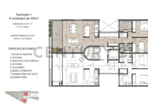 138 entre 485  y diagonal 6 Departamento 2 dormitorios en venta Gorina