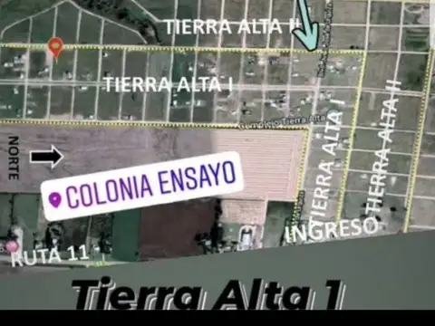 Terreno en venta en Colonia Ensayo Tierra Alta