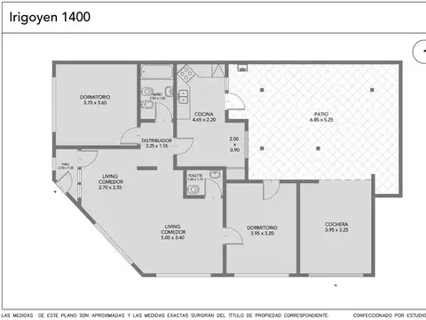 Depto Tipo Casa en Venta con 1 cocheras